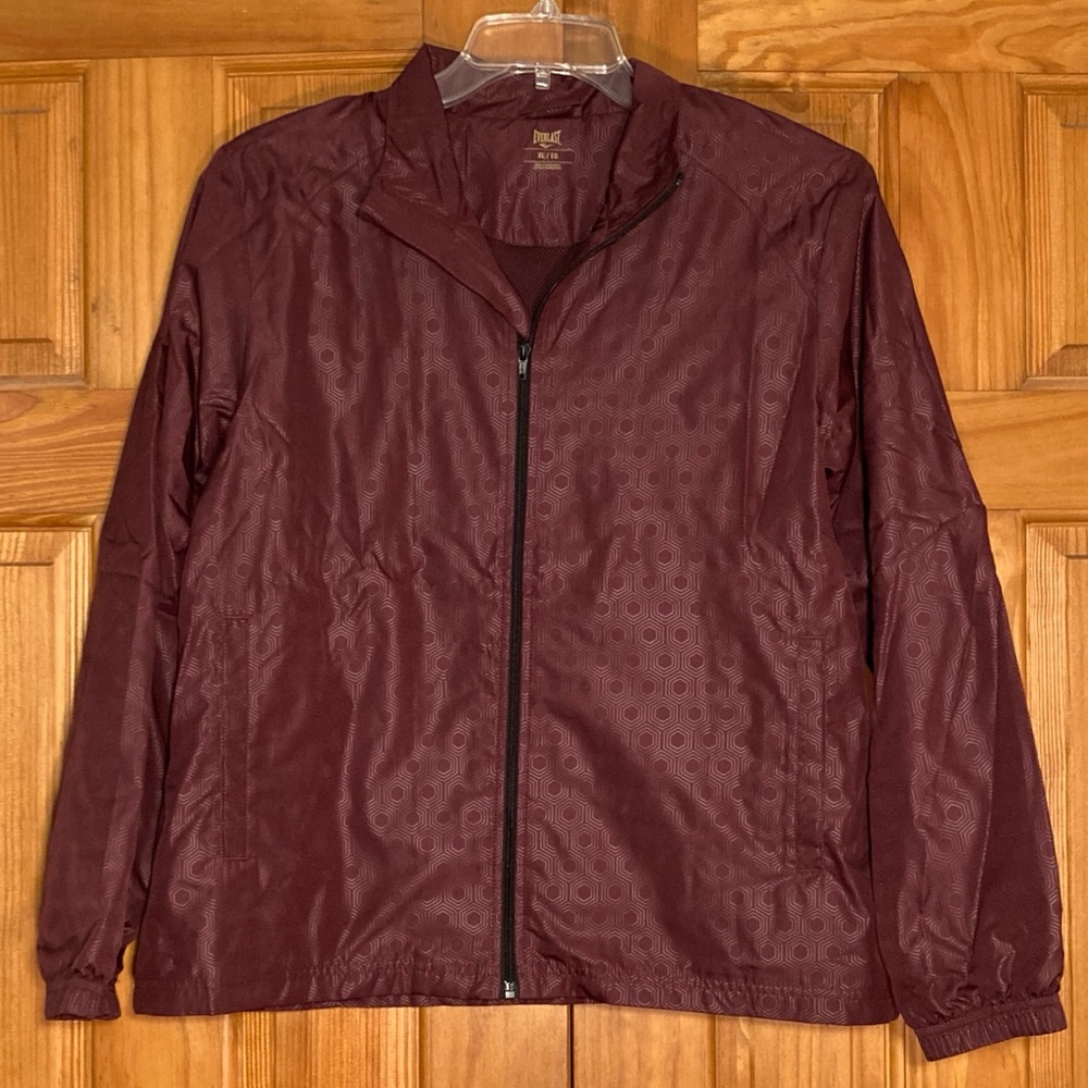 NWOT Everlast Windbreaker Track Jacket Red Size XL Extra Large